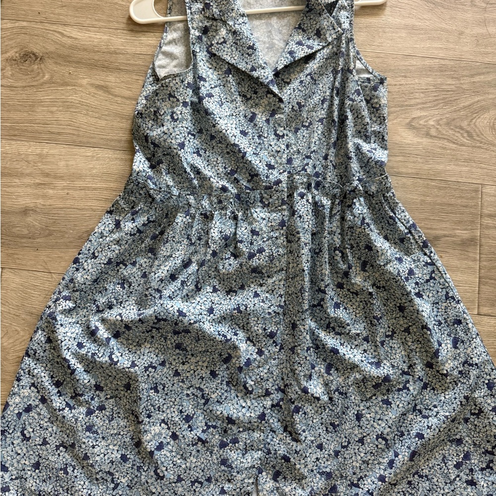 Tuckernuck Blue Floral Midi Dress